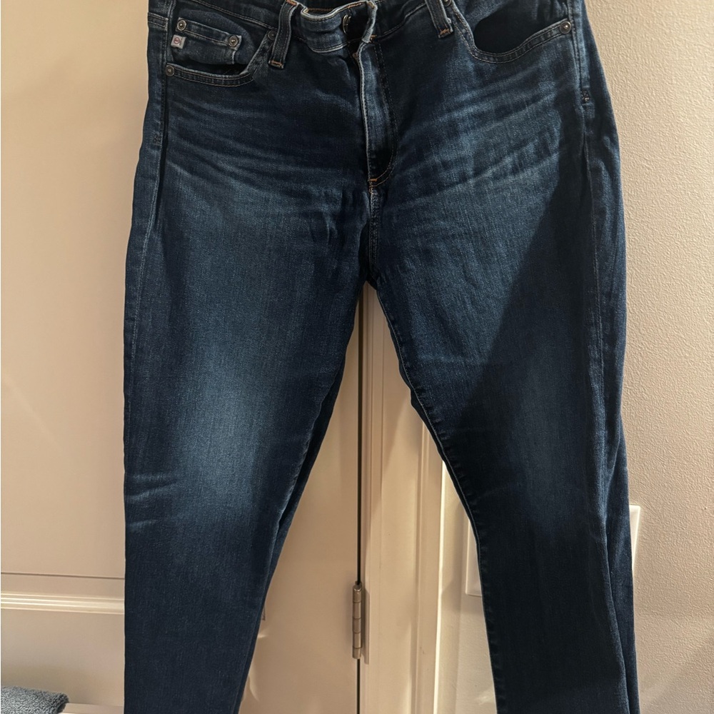 Ag Adriano Goldschmied Blue Boyfriend Jeans
